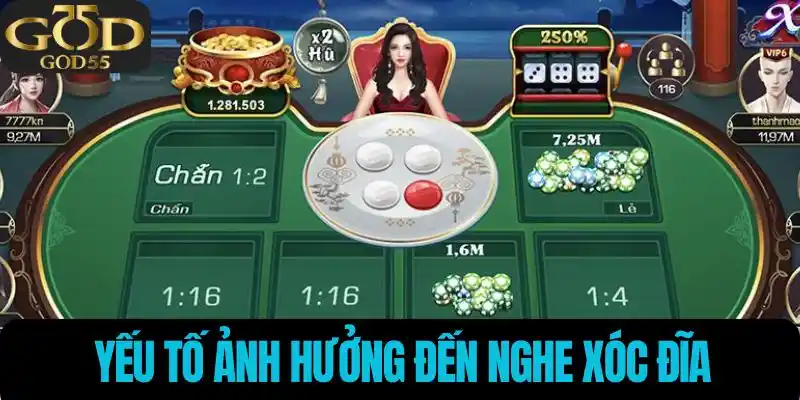 Yếu tố ảnh hưởng đến nghe xóc đĩa