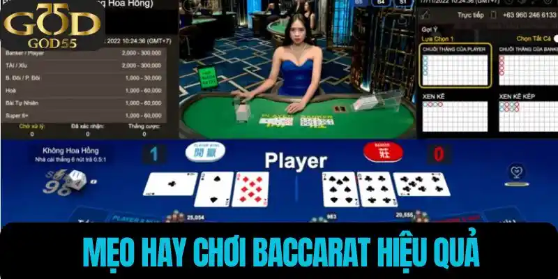 Mẹo hay chơi baccarat hiệu quả