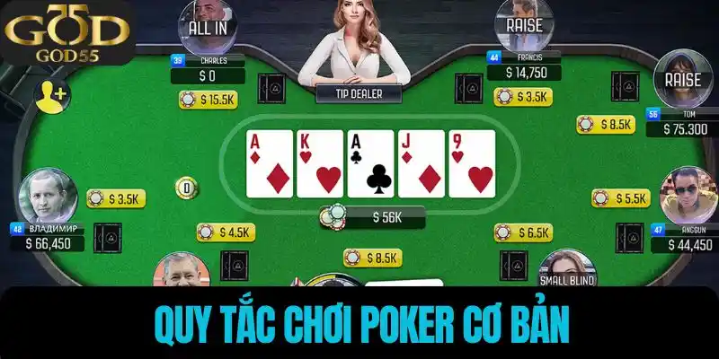 Quy tắc chơi cơ bản của poker